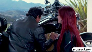 Skyla Novea takes a bigcock deep inside her wet pussy