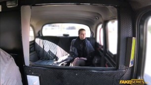 Babe Caroline Ardolino amazing cowgirl sex in the taxis backseat