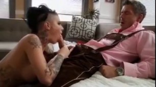 Christy Mack hottest straight big tits fucks on the couch porn clip