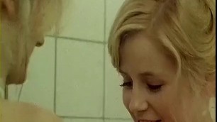 Fabulous amateur Lesbian Blonde Girls in bed porn scene