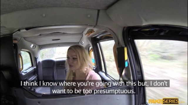 Sexy Amber Jayne shows her big tits and fuck the kind driver