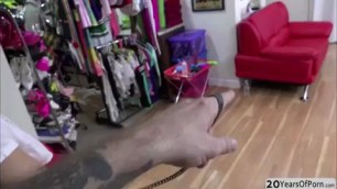 Teen slut cutie Lola Fae spreads tight asshole for fucking