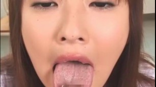 Incredible Japanese whore Sae Takaoka in Amazing Blowjob