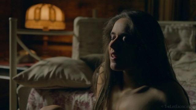 TheLifeErotic Emily J Dirt N C inserts dildo into pussy