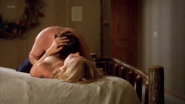 Alison Eastwood nude boobs during sex Friends Lovers 1999