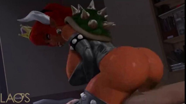 BOWSETTE Big Ass AND EBONY BOWSETTE RIDING A BIG COCK
