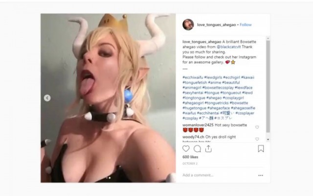 Sexy elf with big tits BOWSETTE AHEGAO