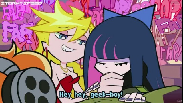 ZONE Blowjob Cartoon PANTY AND STOCKING WITH GARTERBELT