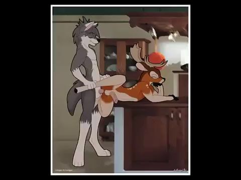 GAY FURRY - WOLF Blowjob Gay Muscle
