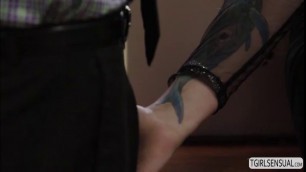 Shemale Lena Kellyrides a dudes dick in many angles