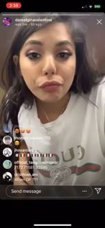 Gina Valentina Instagram Live 3