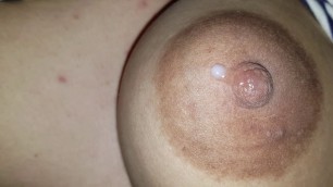 Pressing The Breast Boobs Tits Nipples Milk 55