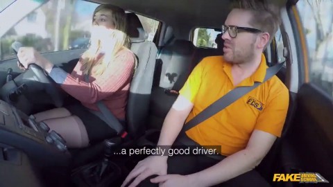 Large Breasts Girl Screwing With a Driver