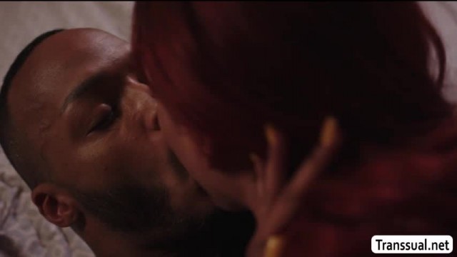 TBabe Rubi kneels and gives dude a good BJ