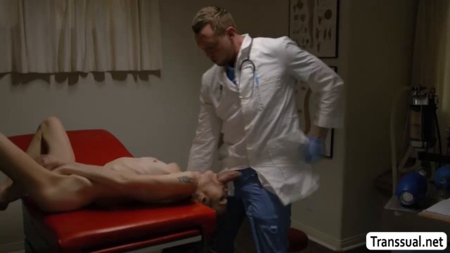 Smalltits Tbabe barebacked by her doctor