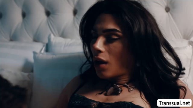 Hot stepdaughter fucked by trans stepmom