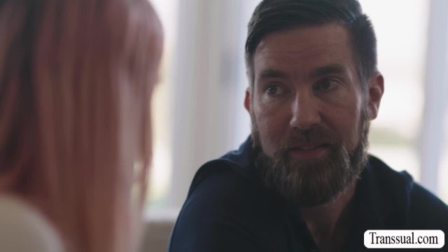 Busty TS stepdaughter analed by stepdad