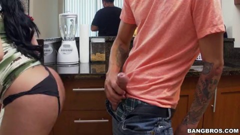 Cheating Wife Kitty Caprice Moans During A Quickie In The Kitchen Very Tight Pussy Porn Videos