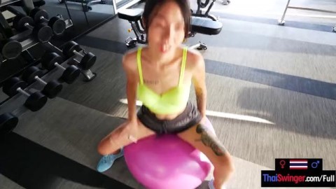 Amateur Thai Milf Gym And Cock Workout Teen Casting Porn