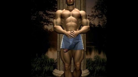 3D Muscle Males Like Big Dicks