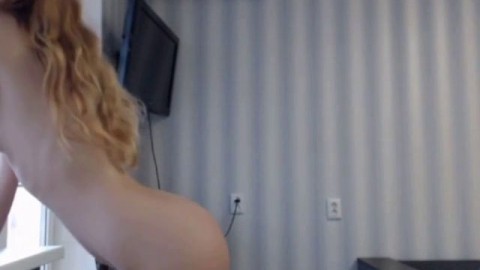 Petite Stepsister loves to strip for you on webcam