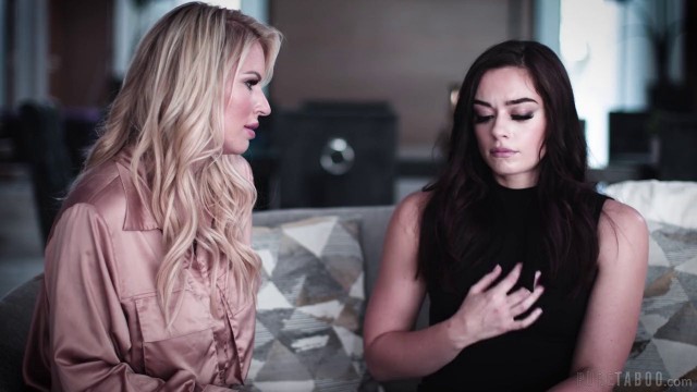 Passionate Fucking In The Living Room With Small Tits Sophia Burns Sarah Vandella