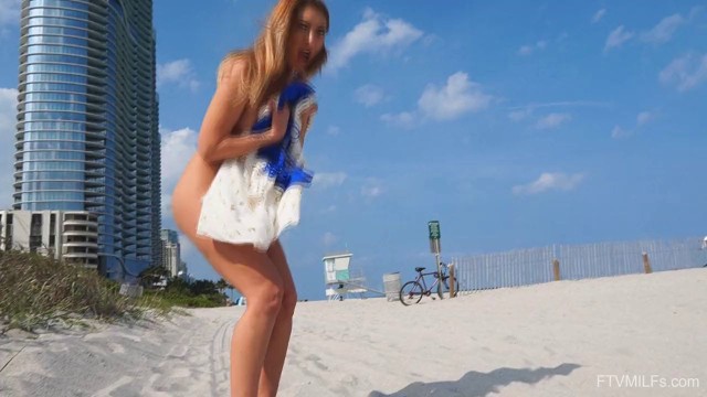 Solo Whitney Enjoys While Pleasuring Herself Outdoors On The Beach Australian Pornstars