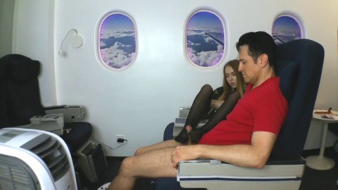 Stewardess Nylon Footjob In Airplane Faii Orapun