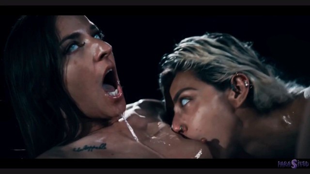 Parasite-infected babes Amirah Adara, Ohana Petite, Tiffany Tatum and Veronica Leal doing in lesbian Foursome in a Caged