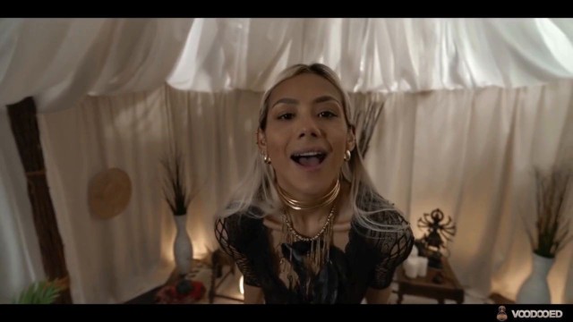 Small tits Veronica Leal gets possessed by a voodoo doll and Made To Fuck Every Hole of hers.