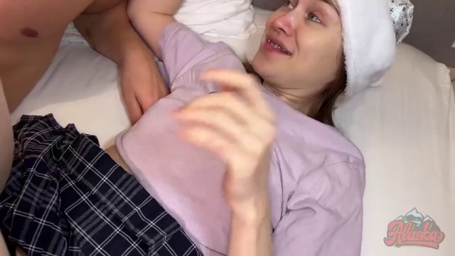 Alaska Young Test With Step Brother Before Sex With Santa Hd Pretty Pussy