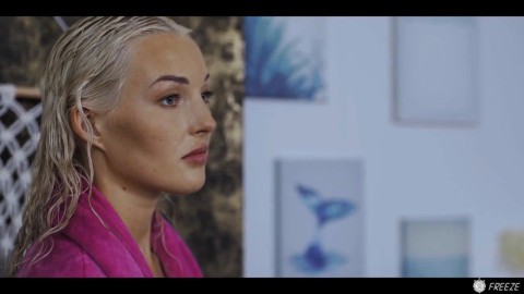 Lesbian WHORE Stacy Cruz Time Freeze Her Roommate Lovita Fate and plays with her holes