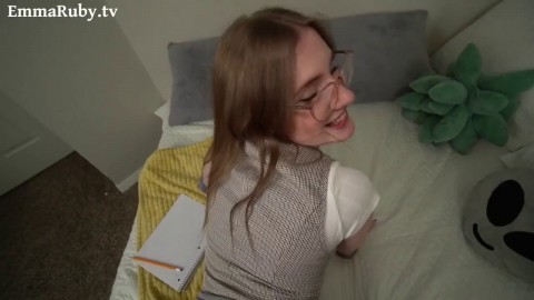 Emmaruby Pov College Nerd Emma Ruby Fucks You For The Answers Big Tits Dressing