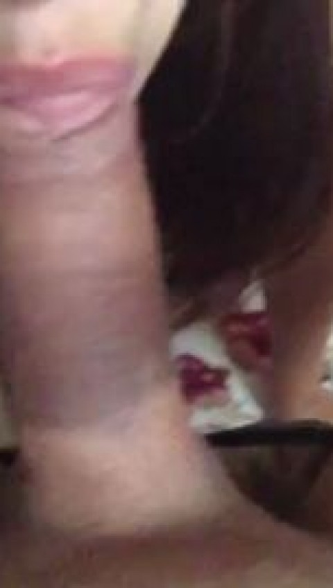 amateur brunette in glasses with big tits