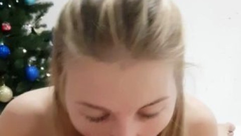 blonde teen blowjob