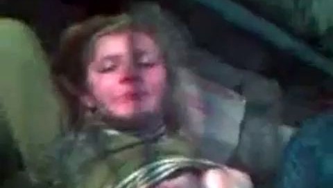 fucks guy on the street a drunken whore
