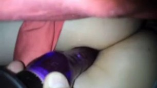 guy fucks his girl anal vibrator