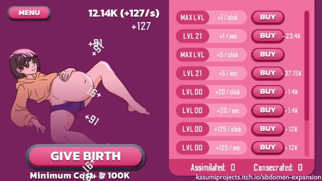 MORE CLICK TO GROW HIS BELLY