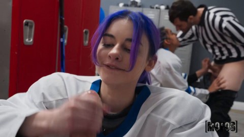 Claire Black And Audrey Black Get Dirty In The Locker Room With A Messy Facial Finish Brother Sistet Sex Videos