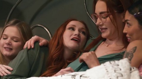 Scared Girls Seduced Into Forbidden Lesbian Slumber Fun Hard Sex Videos