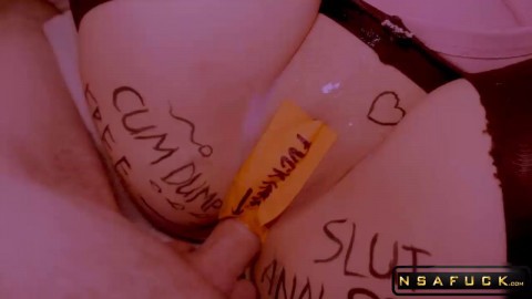 Tied Up Girlfriends Asshole Used as Party Toy Estie Kays Wild Night