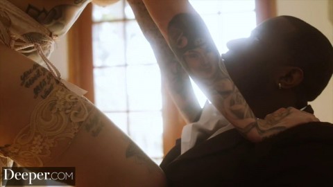 shorthaired goth girl leigh raven interracial xxx sex