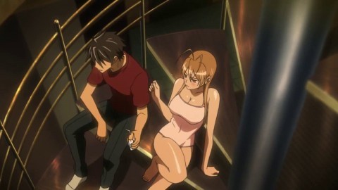 high school of the dead fanservice clip free