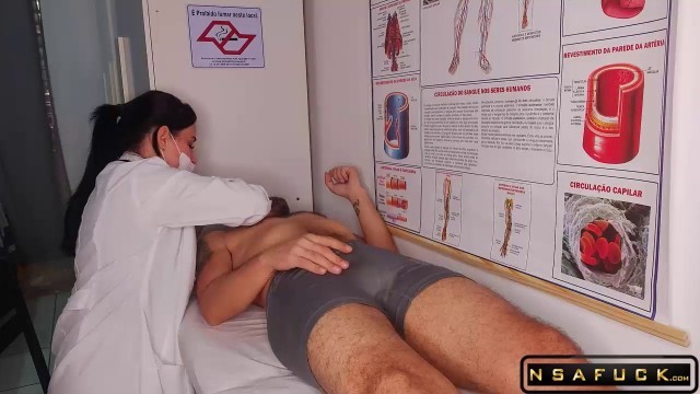 Accidental Dick Slip Nurses Shock as Patients Massive Cock Springs Free