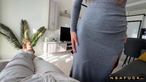 StepMom Caught Step Sons Boner Helped Him Cum on Her Ass vol1