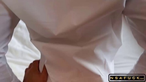 Horny Secretary Sweetie Fox Sucks Bosss Dick and Swallows His Cum ep1