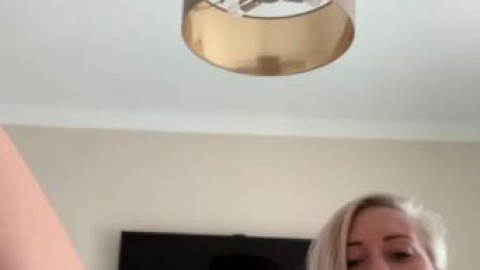 hot instagram girl rubs her sex
