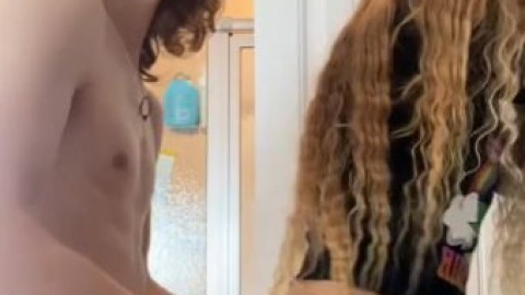 pyra fae standing fuck bathroom viral