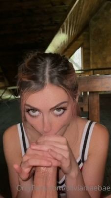 olivia mae cheerleader sloppy blowjob viral