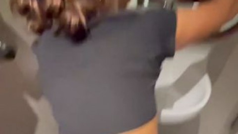 gracewearslace fucking in airport bathroom webster